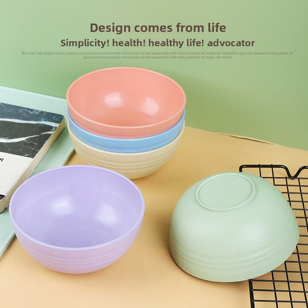 Anti-slip plastic soup bowl