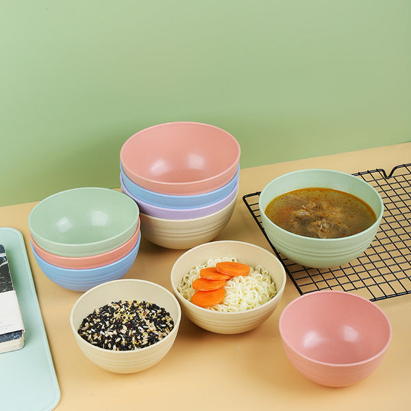 Anti-slip plastic soup bowl