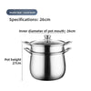 Extra-thick stainless steel soup pot