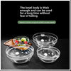 Large transparent thickened PC salad bowl