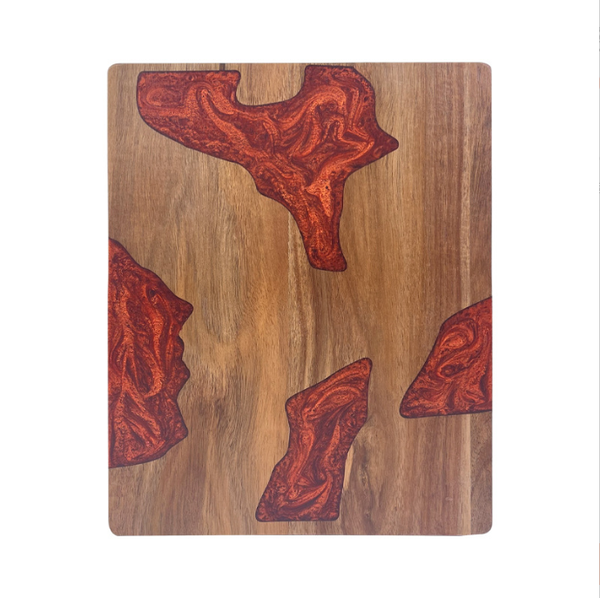 Acacia Wood Resin Cutting Board for Kitchen