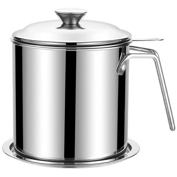 Stainless steel oil filter pot