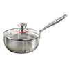 Thickened 316 Stainless Steel Milk Pot with Lid and Steamer
