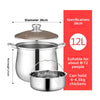 Extra-thick stainless steel soup pot