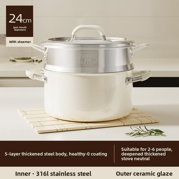 Stainless Steel Soup Pot