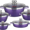 Die-cast pot, aluminum pot, non-stick pot and soup pot set