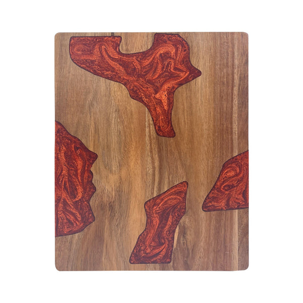 Acacia Wood Resin Cutting Board for Kitchen