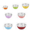 Stainless Steel Mixing Bowl with Silicone Base and Measurement Marks