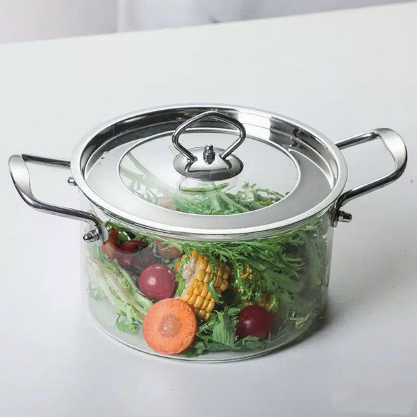 High Borosilicate Glass Pot