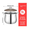 Extra-thick stainless steel soup pot