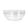Large transparent thickened PC salad bowl