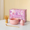 Floral Spout Matcha Bowl Ceramic Tea Set