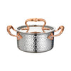 Hammered Texture Stainless Steel Hot Pot Soup Pot