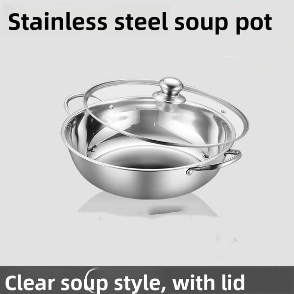 Stainless steel pot