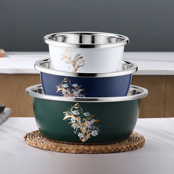 Thickened Stainless Steel Kitchen Mixing Bowl
