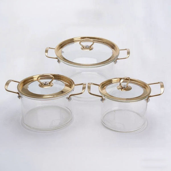 High Borosilicate Glass Pot