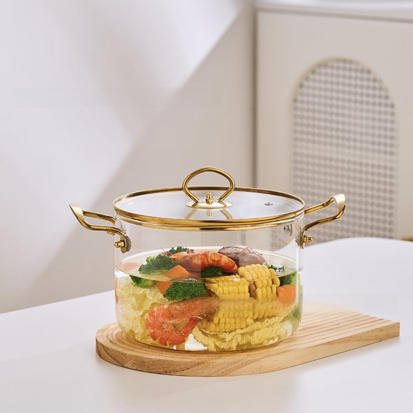 High Borosilicate Glass Pot